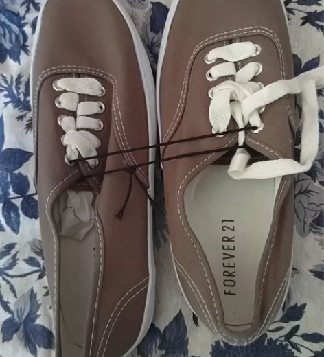 全新forever 21鞋子,帆布鞋,鞋底...