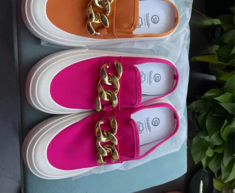 【捡漏】全新40码大码半拖休闲帆布鞋女鞋凉...