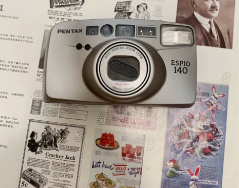 宾得espio140全自动胶卷相机 配一块...