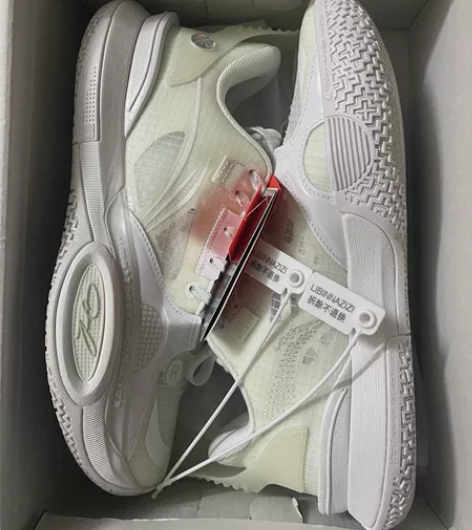 全新李宁全城10v1夏季版，全白配色 42...