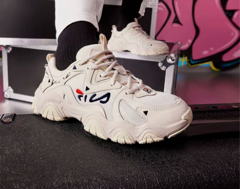 FILA 斐乐猫爪鞋4代女鞋情侣老爹鞋时尚...