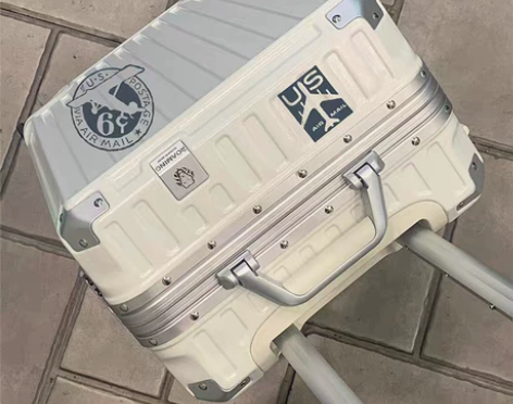 出口日本漫游行李箱铝框拉杆箱男商务登机旅行...