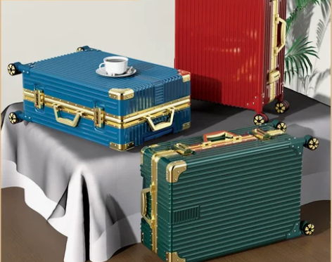 红色行李箱超大容量29寸旅行拉杆箱万向轮结...