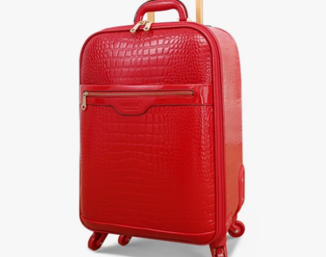 珉璐保罗结婚箱子陪嫁箱红色行李箱皮箱拉杆箱...