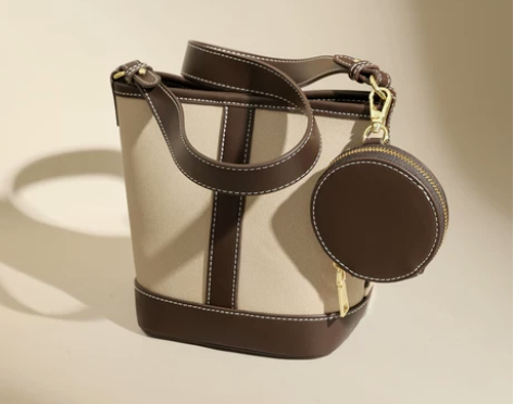 包包女2023新款春夏水桶包百搭大包单肩斜...