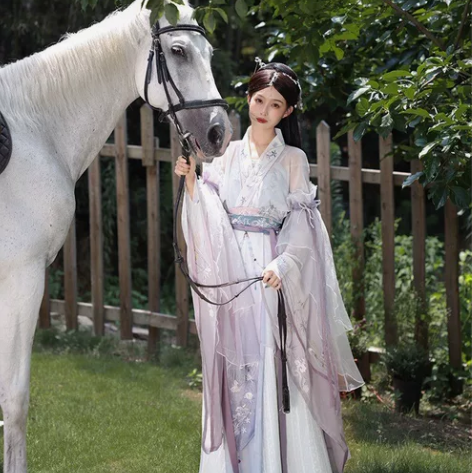 m码上襦+吊带+下裙+围裳 七月夕原创汉服...