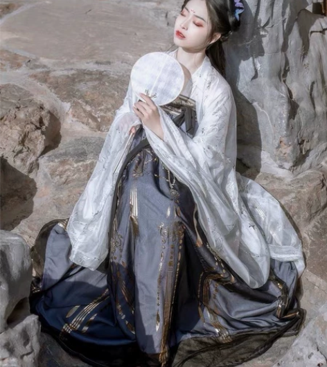 【艺缕原创一云鹤】 汉服女古装齐胸襦裙仙气大裙摆超仙套装春夏...