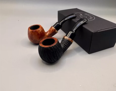 经典弯式 迷你小烟斗 石楠木实木烟斗锤子掌...