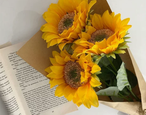 ins风向日葵仿真花太阳花假花家居软装插花...