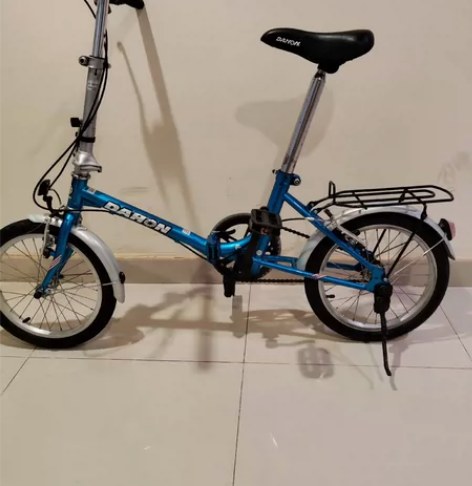大行折叠自行车，16寸，单速款，九成新，无...