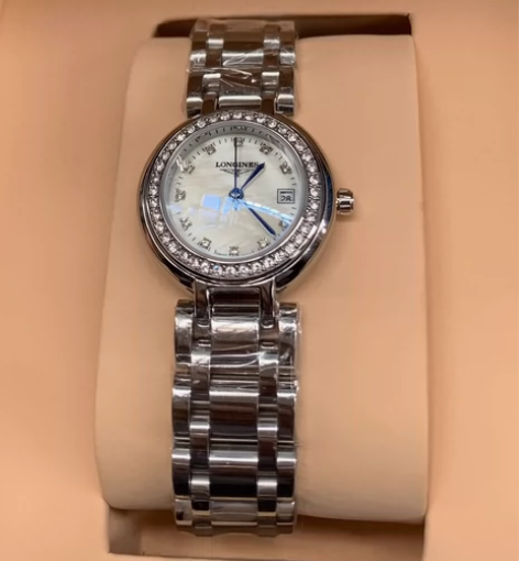 【出】浪琴女表心月系列 石英表手表浪琴手表...