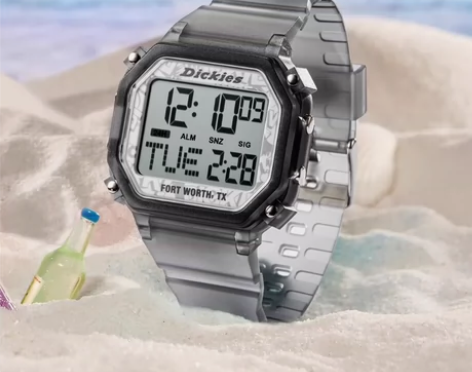 Dickies果冻手表 全新 未拆封 标签礼盒全在 灰色 非...
