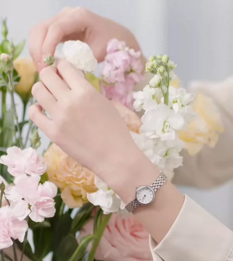 【迷你小表盘】天王品牌简约气质钢带小众石英...