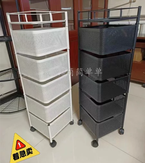 【低价处理】十几个厨房蔬菜置物架多层落地方...