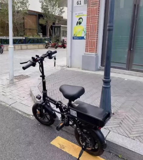 五羊折叠电动自行车新国标锂电池代驾电单车小...