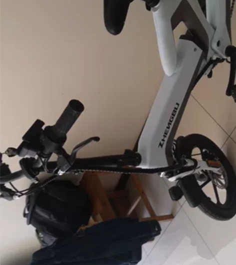 品牌正品：正步K6电动折叠自行车16寸，钛...