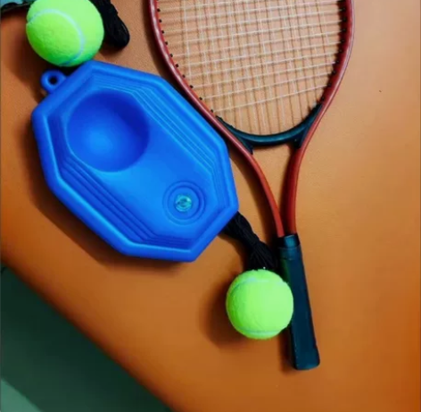 【包邮】网球训练器单人打带线回弹自练神器初...