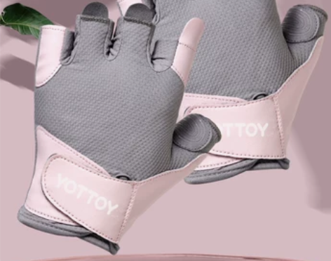 健身护手套男女器械训练运动锻炼护腕防滑半指...