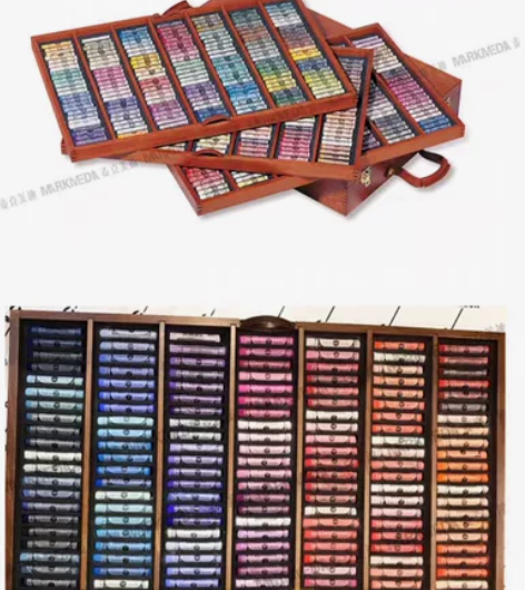 进口SENNELIE色粉笔全支艺术家软粉彩...