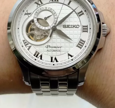 日本精工领航机械表SSA021J1 9成新...