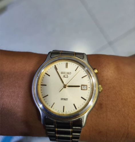 原装seiko 精工 AGS 人工动能石英...