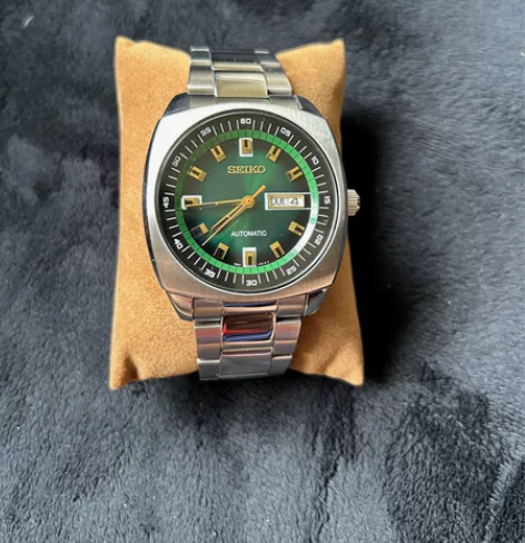 精工小绿鬼seiko snkm97机械腕表...