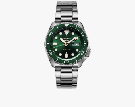 SEIKO精工5号手表男运动绿水鬼机械男士...