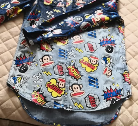 大嘴猴男式牛仔衬衫M（165/84A），全...