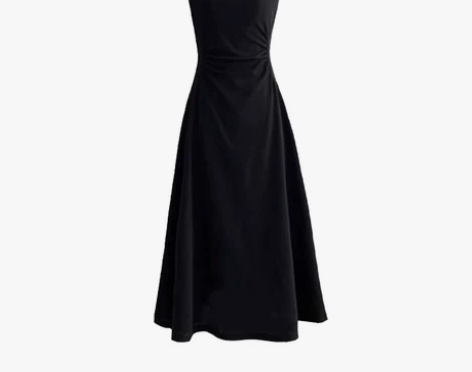 茶歇法式白色收腰吊带连衣裙子女气质夏季质感...