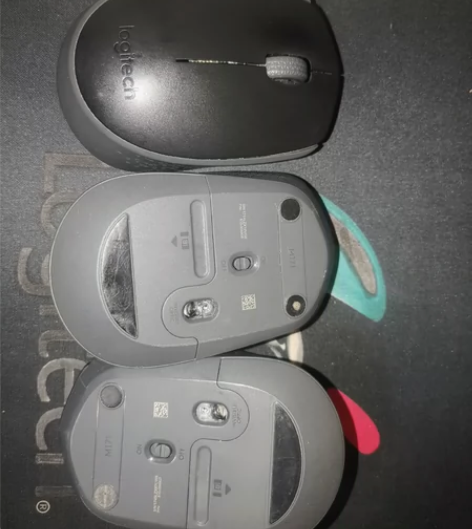 罗技无线鼠标m171,有使用痕迹,没有接收...