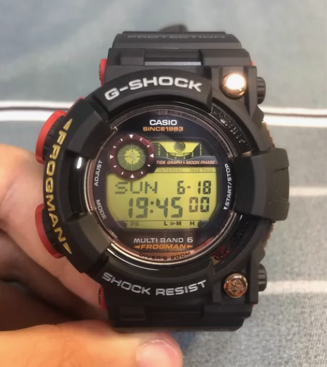 卡西欧熔岩蛙日版，gwf-1035f-1j...