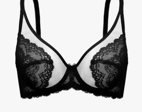 HSIA遐大胸显小全罩杯文胸倾城之恋蕾丝胸...