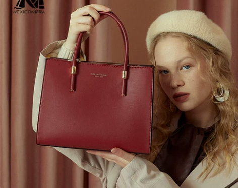 【风尚价】稻草人女包红色新娘结婚小包包20...