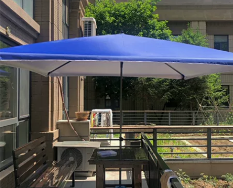 大型3米*3米户外遮阳伞摆摊方形太阳伞大号...