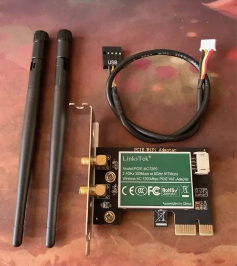 pcie无线网卡千兆蓝牙二合一双频2.4G...