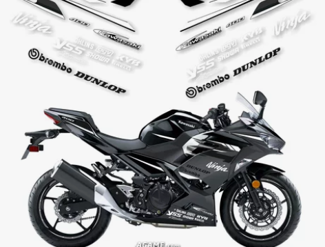 摩托车贴纸适用于川崎忍者NINJA400全...