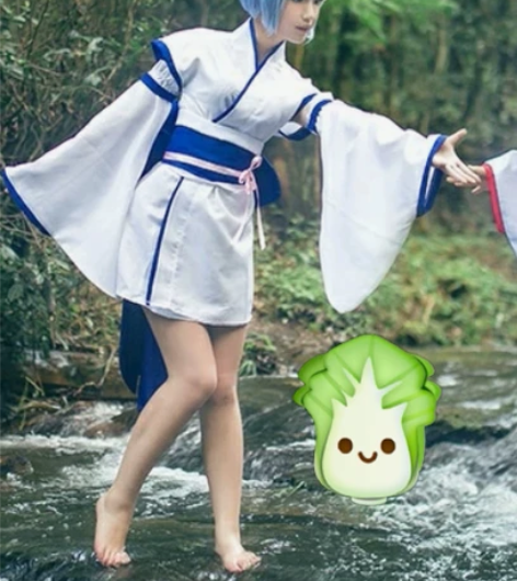 主出次换 包邮！白菜出蕾姆幼年有假毛头饰衣...