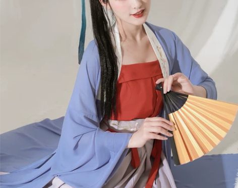 东月棠清风笺多色款宋制汉服三件套夏季中国风宋抹吊… 尺码S...