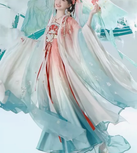 【转单】十三余小豆蔻儿[鸢与云起]大袖衫渐...