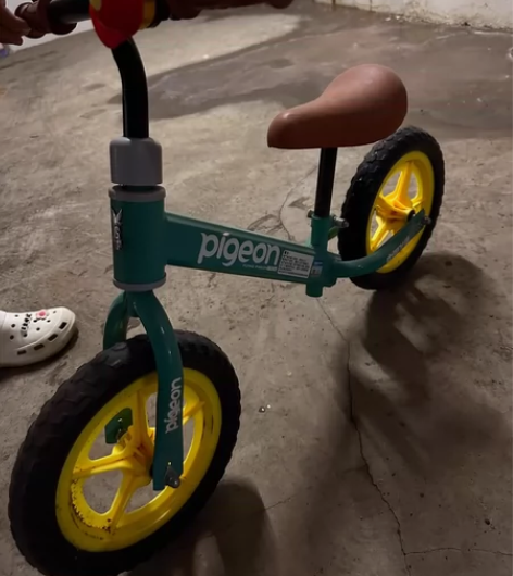 飞鸽牌儿童平衡车买回来孩子一次没骑过，就放...