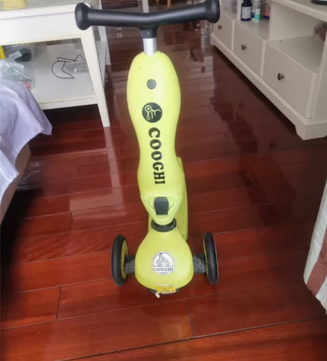 COOGHI酷骑儿童滑板车可坐可骑滑二合一...
