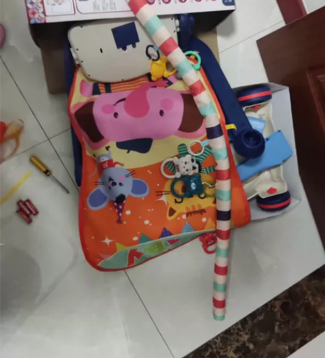 婴儿脚踏钢琴健身架3-6个月益智早觉，学步...