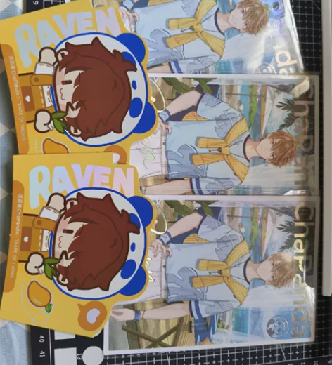 未定事件簿茶百道联名周边 夏彦明信片和杯套...