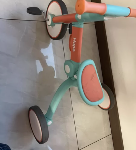 Hape平衡车,三轮车,二合一,轻微使用痕...