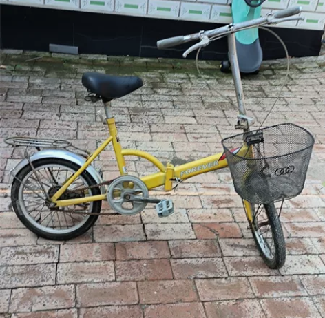 上海永久折叠变速自行车，9成新，基本没用过...