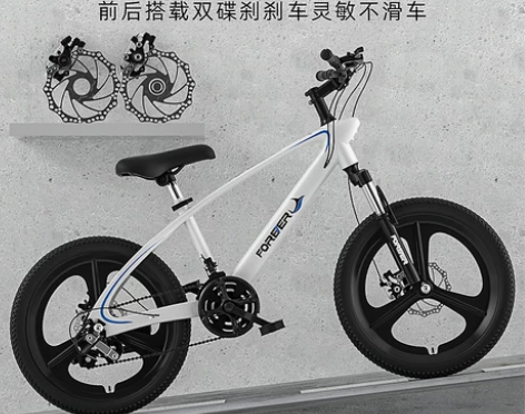 永久镁合金儿童自行车中大童男女孩车8-10...