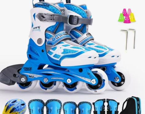 转让米高轮滑鞋   儿童全套装溜冰鞋旱冰鞋...