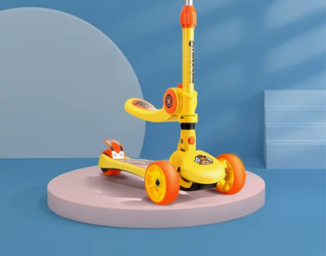 乐的小黄鸭儿童滑板车 很少使用，后来别人又...