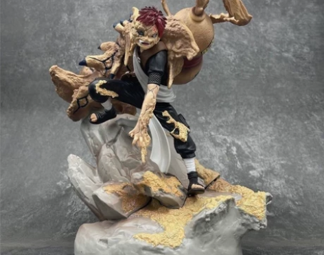 #万物皆可挂闲鱼手办火影忍者GK 强态沙暴...