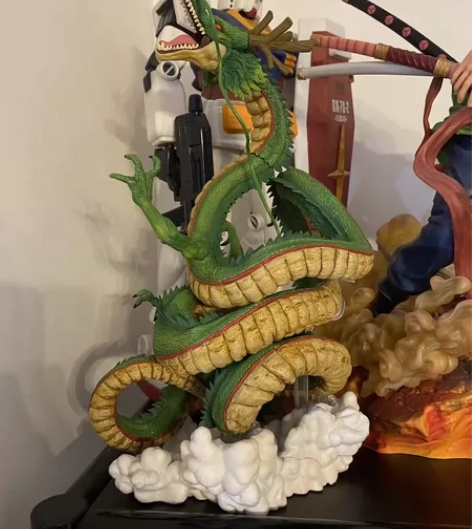 七龙珠抬头神龙手办！ [黄圆]40㎝超大，...